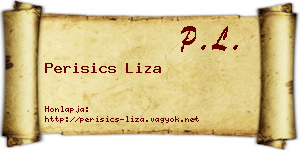 Perisics Liza névjegykártya